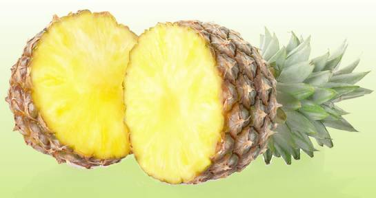 ananas Ananas Puolikkaat